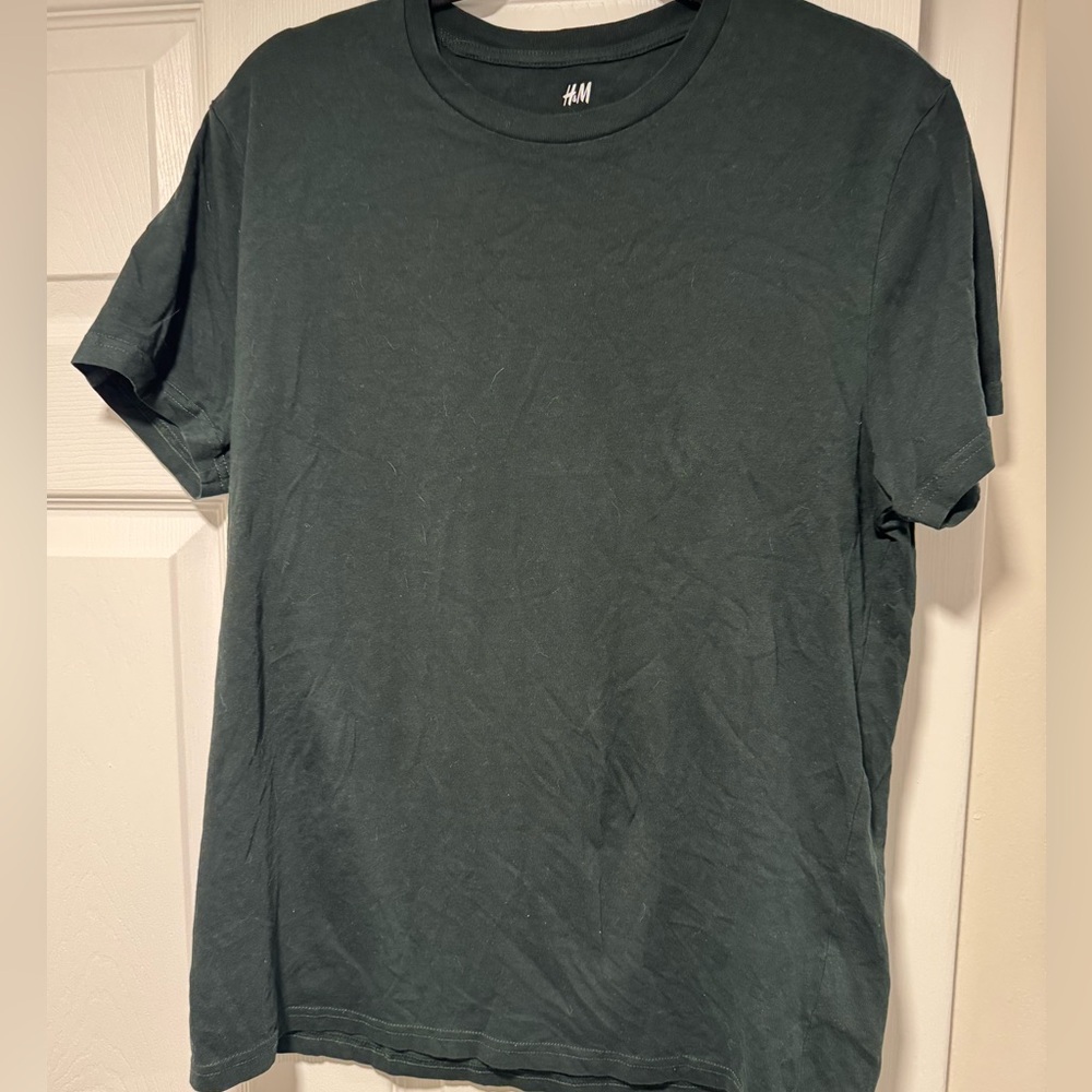 H&M Dark Green Short Sleeve Tee